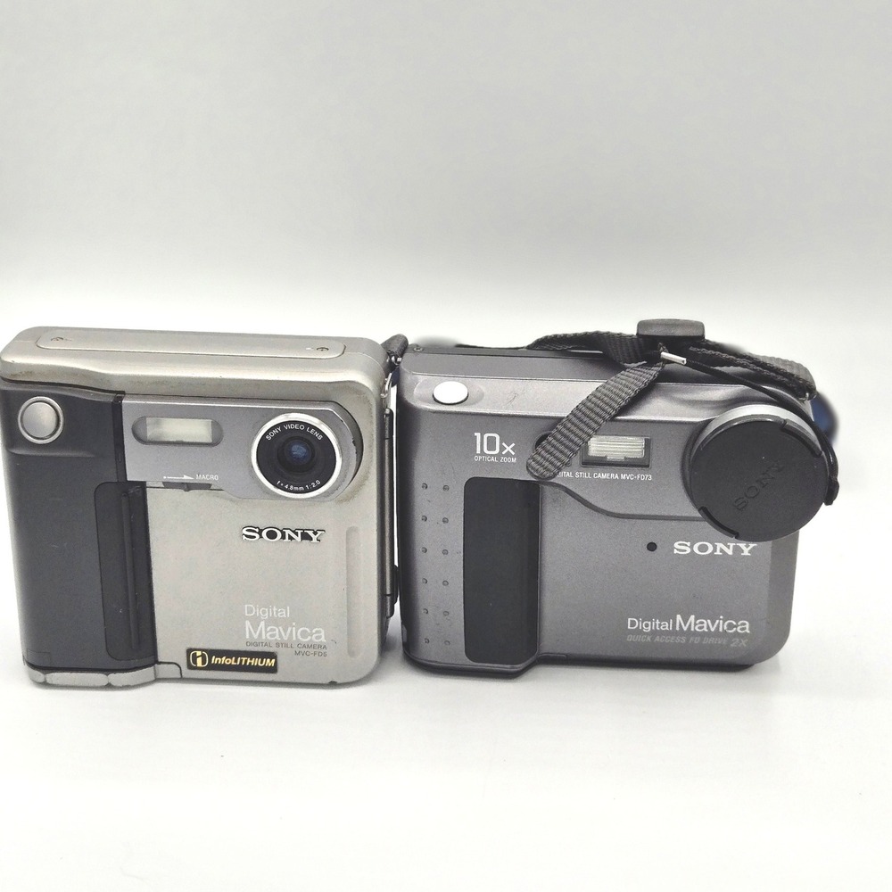 Sony Digital Mavicas MVC-FD5 & MVC-FD73 for parts only 1990s‎
